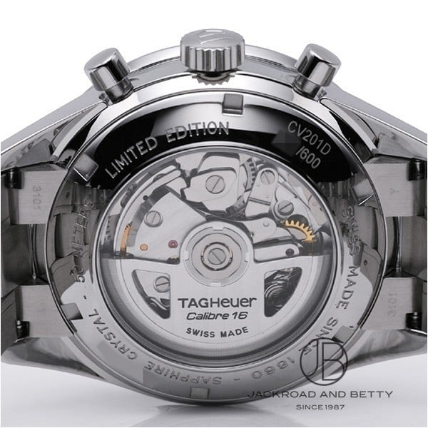 日本限定600本 TAG HEUER タグホイヤー  カレラ タキメーター クロノグラフ エレガンス  CV201D  メンズ 腕時計