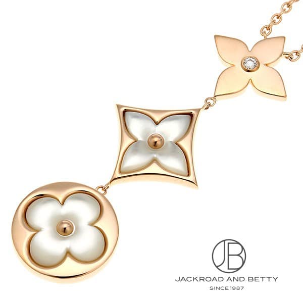 クラヴァット ブロッサム ナクレ ネックレス[Q94262] Color Blossom
