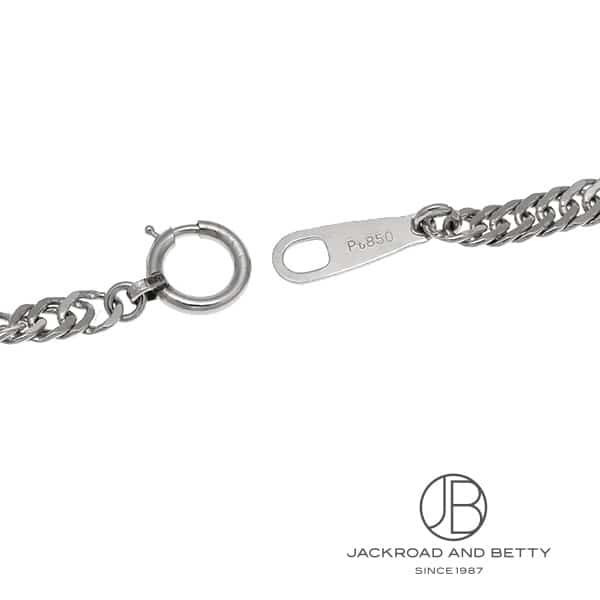 ⭐️本日価格！Pt850 ♡ プラチナスクリューネックレス 造幣局刻印あり PT850 2面 ダブル スクリュー 9.1g 43cm ネックレス プラチナ