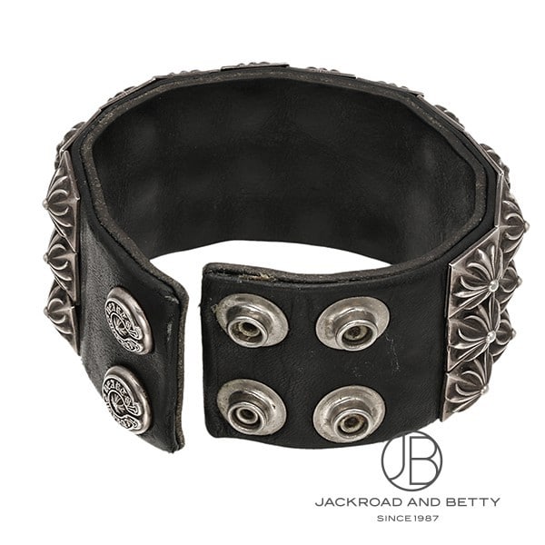 クロムハーツスタッズブレス スタッズブレスレット クロムエクセル シルバー ダイア5連 HTC CALEE