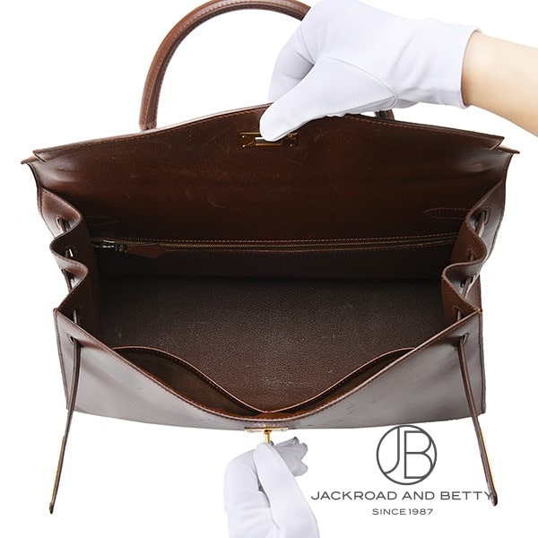 ケリー35 外縫い チョコレート ブラウン[] Kelly35 Chocolate