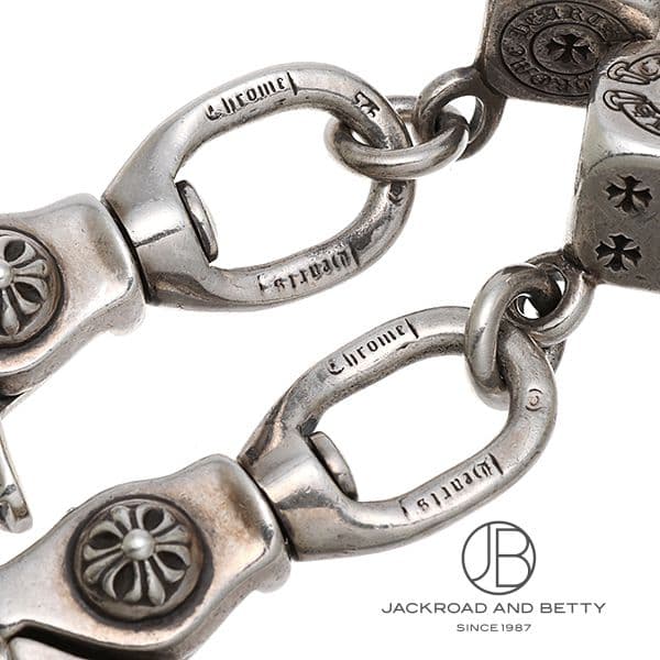 クロムハーツ ダイスウオレットチェーン 11ダイス ダブルクリップ