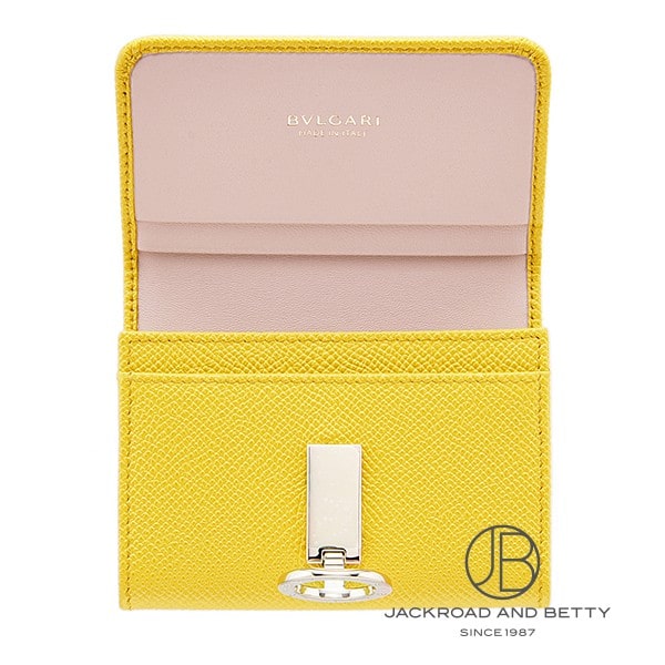 ブルガリ・ブルガリ カードケース イエロー[289746] Bvlgari