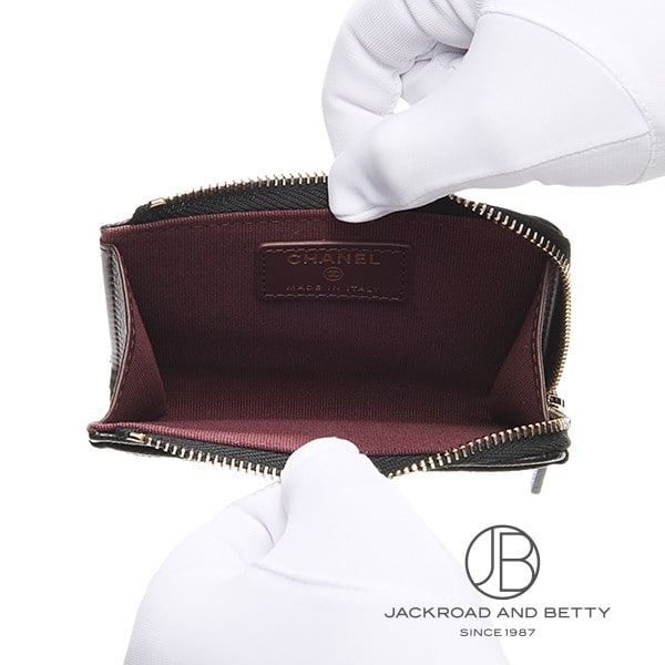 ジップ カードケース ブラック 黒[AP4893 B10583 C3906] Card Case