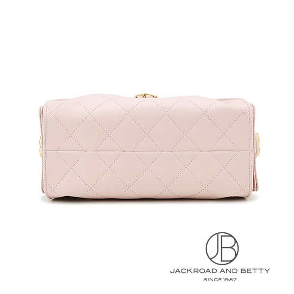 年末年始価格【実写画像 ミニハンドバッグ ホワイト/ピンク リアルスタイル REAL STYLE トートバッグ ハンドバッグ レディース