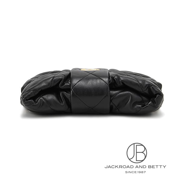 CHANEL ベロア　ブラック　ミニ　ショルダー　バッグ　ボーリング　ノベルティ スモール ボーリング バッグ ブラック 黒[AS5137 B18188 94305] Small