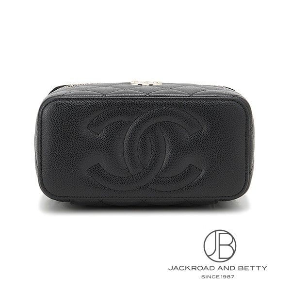 マトラッセ トップハンドル ヴァニティ ケース ブラック 黒[AP4940