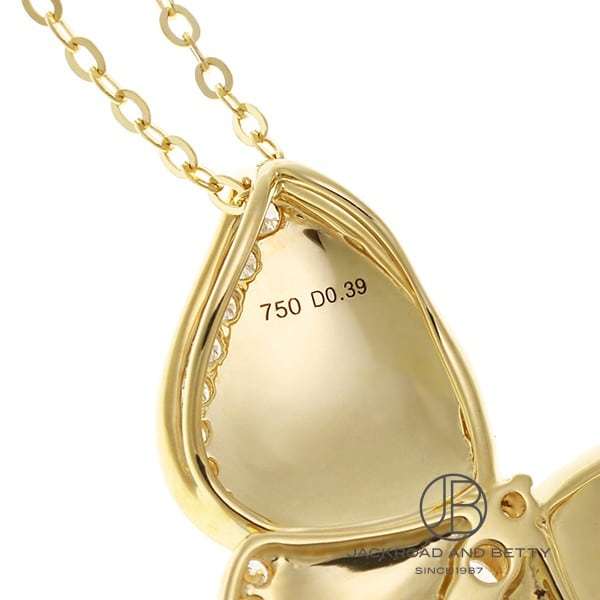 バタフライ ダイヤモンド ネックレス[NL1276518KY750] Butterfly Motif