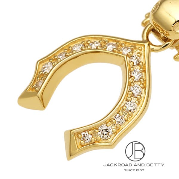 K18 馬モチーフ ダイヤ ペンダントトップ[] K18 Horse Motif Diamonds