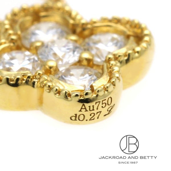 フラワーモチーフ ダイヤモンド ネックレス[LJN10067Y-YG] Flower