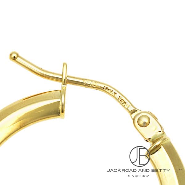 K18 フープ ピアス[] K18 Hoop Earrings | ノーブランド 新品 ジュエリー