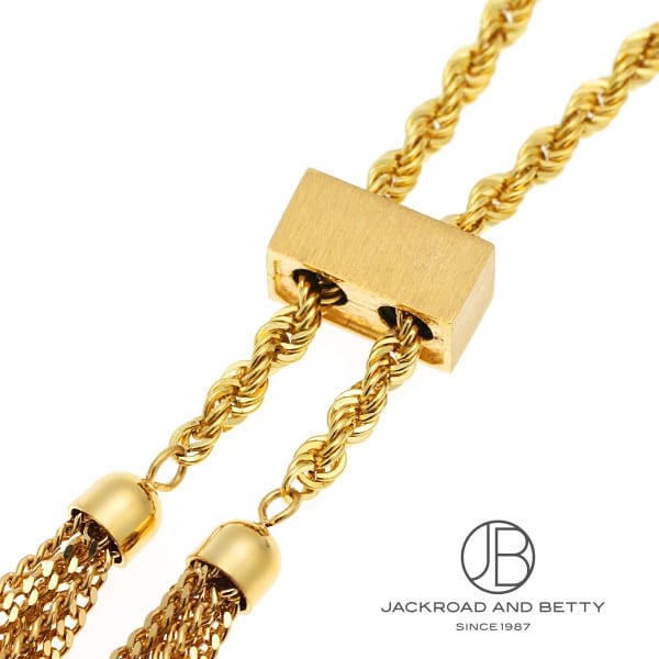 K18 ロープ チェーン ロング ネックレス[] K18 Chain Long Necklace