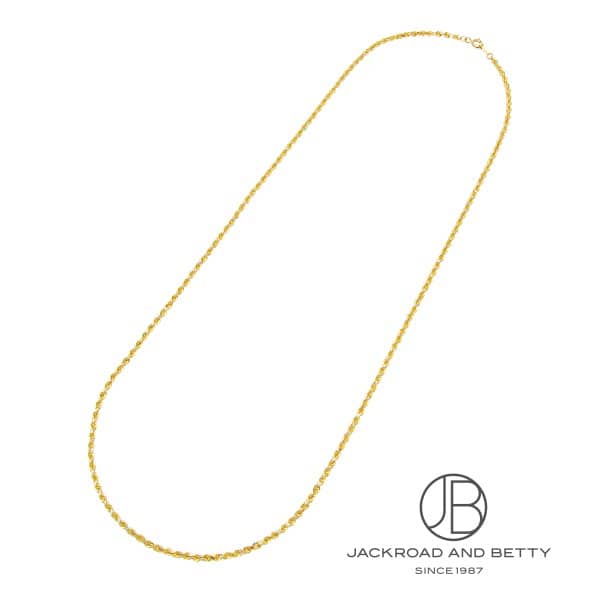 K18 ロープ チェーン ネックレス[050COVDOT] K18 Chain Necklace