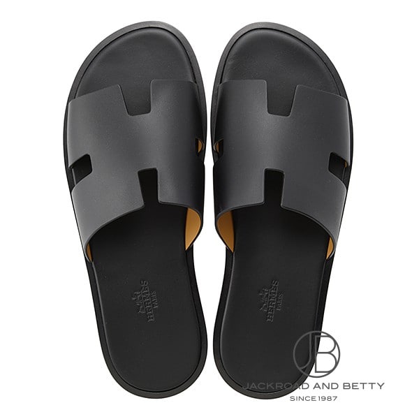 Hermes☆Men's サンダル Sandales Izmir Noir_パリ発 Izmir sandal | Hermès Canada