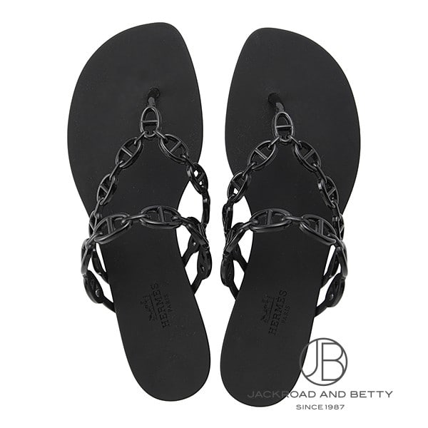 サンダル アイランド ノワール ブラック 黒 38[H241051Z] Sandals