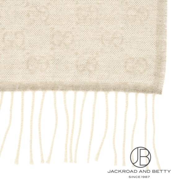 GGロゴ マフラー[570603-3g200-9568] GG Logo Muffler | グッチ 新品