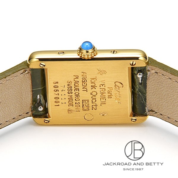 68%OFF!】 カルティエ CARTIER マストタンクS W1003153 中古 時計 レディース
