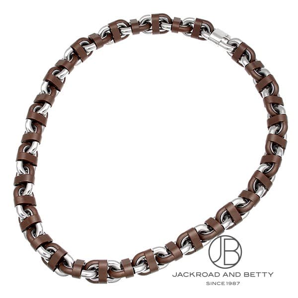 Hermes エルメスMaillon マイヨン ネックレス F ブルー新品未使用