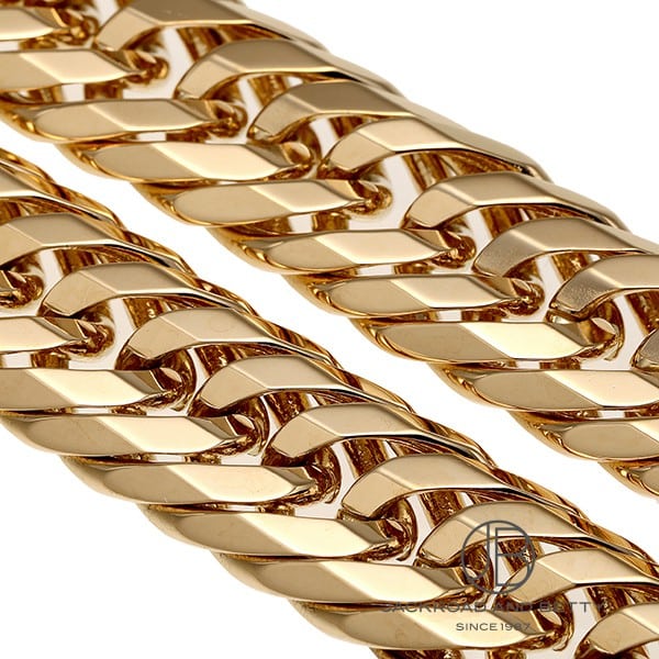 K18 12面 トリプル 300.0g 62cm ネックレス 造幣局刻印有り[] Chain