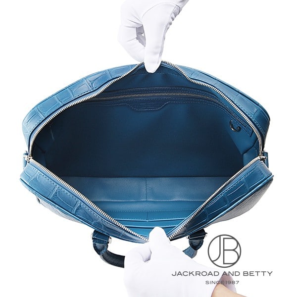 ポルトドキュマン・ヴォワヤージュPM ビジネスバッグ ブルー 青