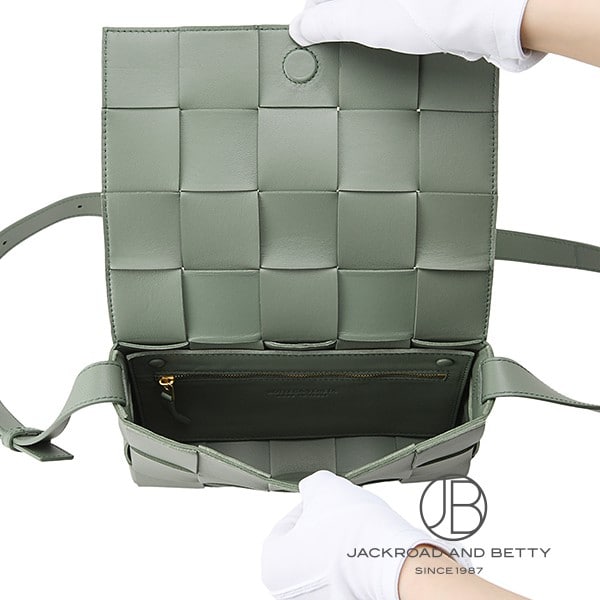 カセット ショルダーバック アロエ グリーン 緑[578004 VMAY1