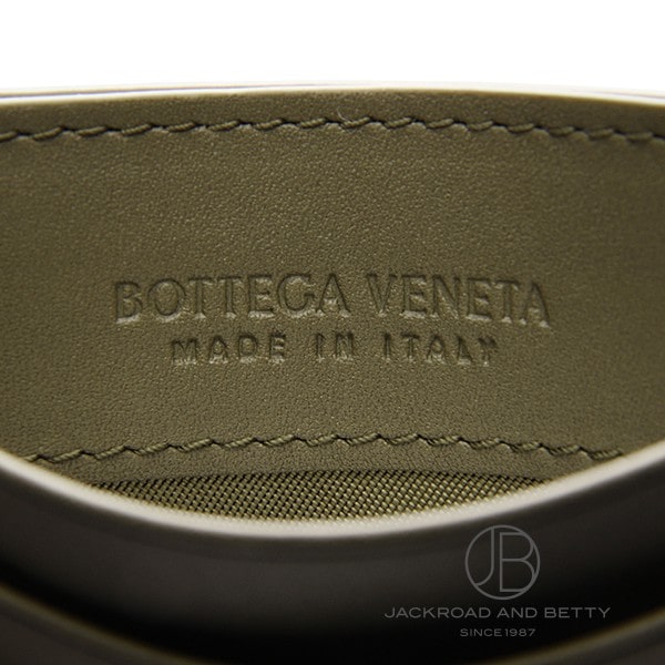 良品◇現行 ボッテガヴェネタ イントレチャート ケース ブラウン BOTTEGA VENETA ボッテガヴェネタ カードケース/名刺入れ イントレ