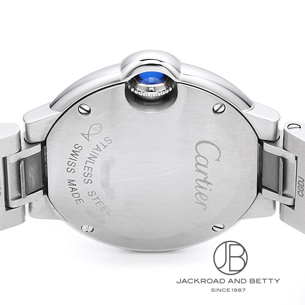 カルティエ Cartier バロンブルー ドゥ カルティエ 28mm WE902050 ホワイト Au750 クオーツ レディース 腕時計 カルティエ Cartier バロンブルー ドゥ カルティエ 28mm WE902050