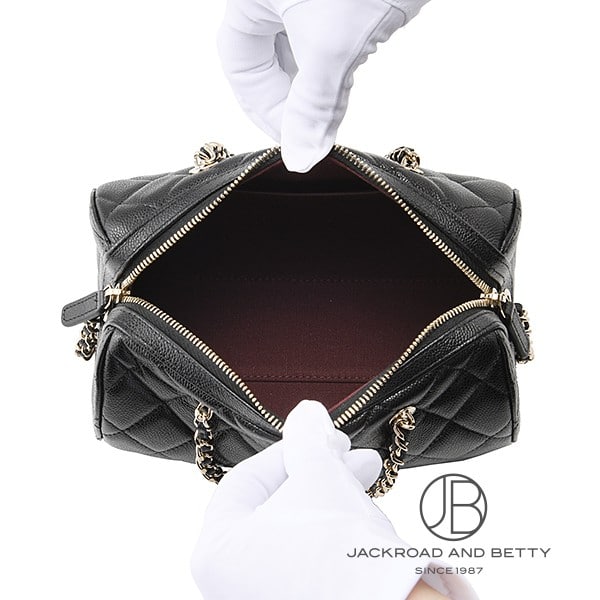 マトラッセ ミニボストンバッグ ブラック 黒[AP4474 B10583 C3906