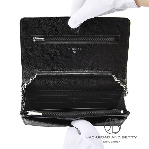 チェーンウォレット 長財布 ブラック 黒[AP3723 B21489 94305] Chain