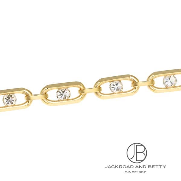 K18 　ダイアモンド チェーン ブレスレット K18ダイヤダブルスマイルチェーンブレスレット – 買えるLEON