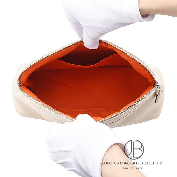 ボリード ポーチ MM ナチュラル アイボリー[H102774M 01] Bolide Pouch