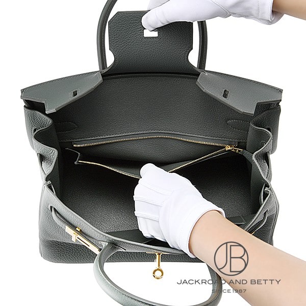 バーキン30 ヴェールマングローブ カーキ グリーン 緑[H030520CK