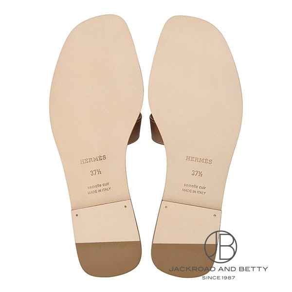 サンダル オラン ゴールド 茶 37.5[H021056Z] Sandals Oran Gold