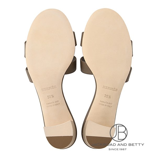 HERMESオアジスエトゥープサンダル36 サンダル オアジス エトゥープ ベージュ 36[H151215Z] Sandals