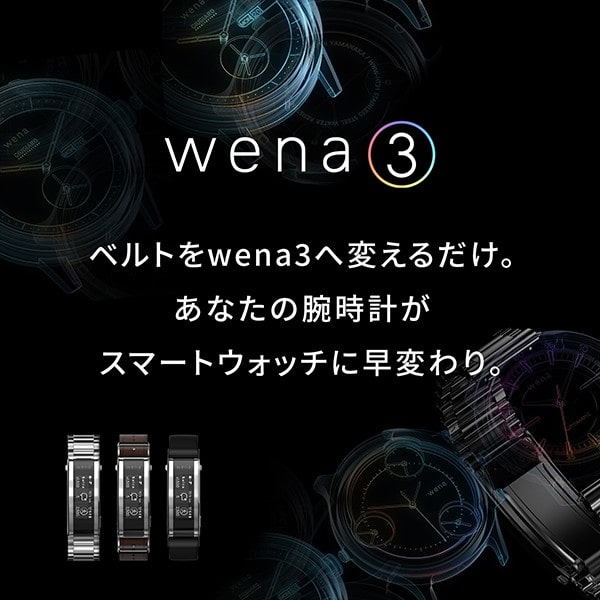 wena3 rubber エンドピース22mm black エンドピースコネクタ セット