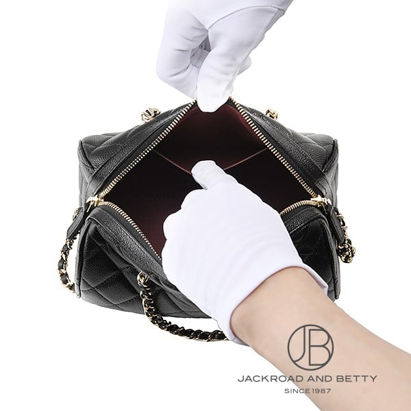 マトラッセ ミニボストンバッグ ブラック 黒[AP4474 B10583 C3906