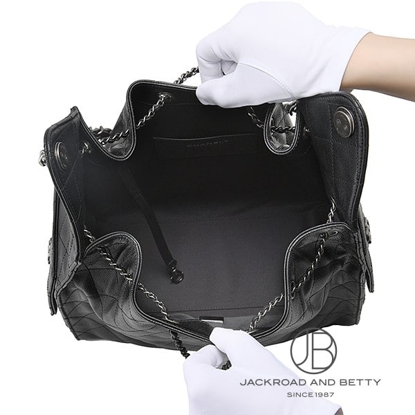 シャネルCHANEL 25 ミディアムハンドバッグブラック黒AS5311 B22713