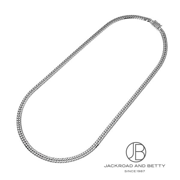 ネックレス PT850 プラチナ 6面 ダブル 造幣局刻印有り 50g 50cm