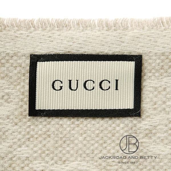 GGロゴ マフラー[570603-3g200-9568] GG Logo Muffler | グッチ 新品