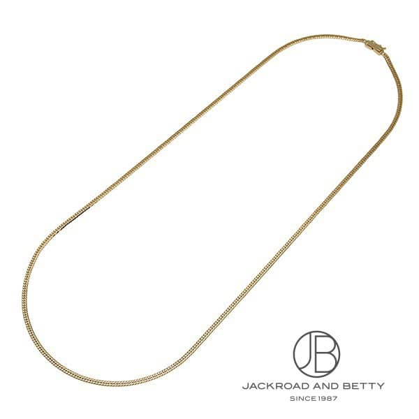 K18 6面 ダブル 11g 55cm ネックレス 造幣局刻印有り[] Chain