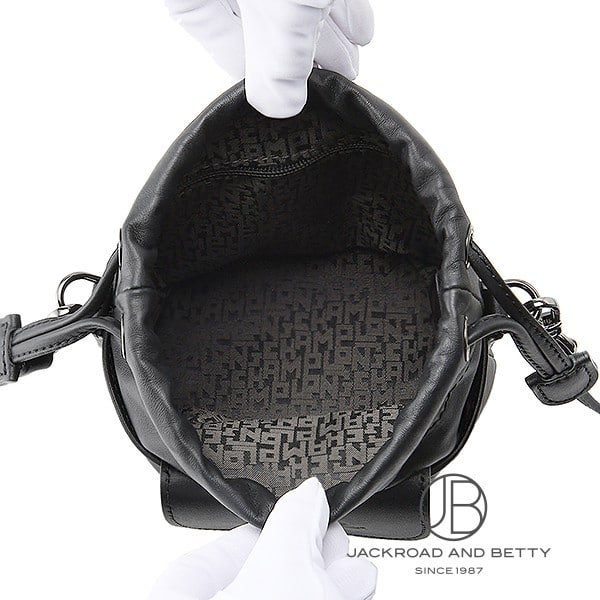 新品】ロンシャン ル プリアージュ エクストラ XS バケットバッグ黒 Le