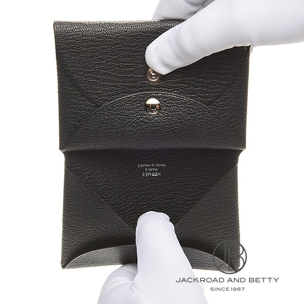 HERMES 新品 エルメス カルヴィデュオ ボックスカーフ ノワール