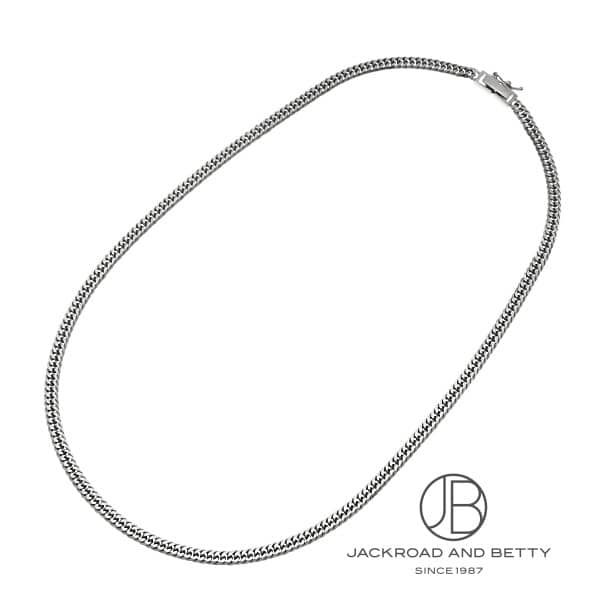 PT850 6面 ダブル 20.8g 40cm ネックレス 造幣局刻印有り