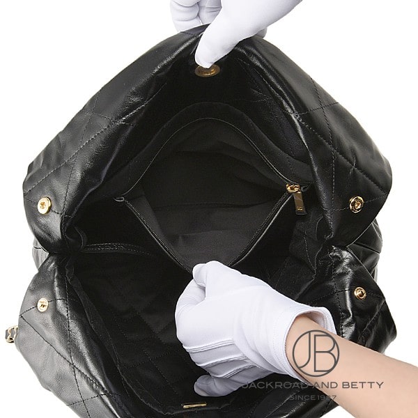 CHANEL 22 スモール ハンドバッグ ブラック 黒[AS3260 B19059