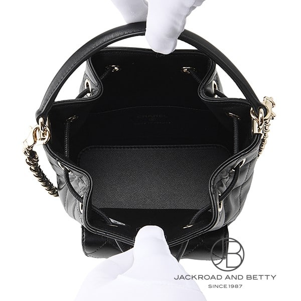シャネル ミニバケット バッグ ブラック 黒 AP4856 B06660 94305 シャネル ミニバケット バッグ ブラック 黒 AP4856 B06660 94305