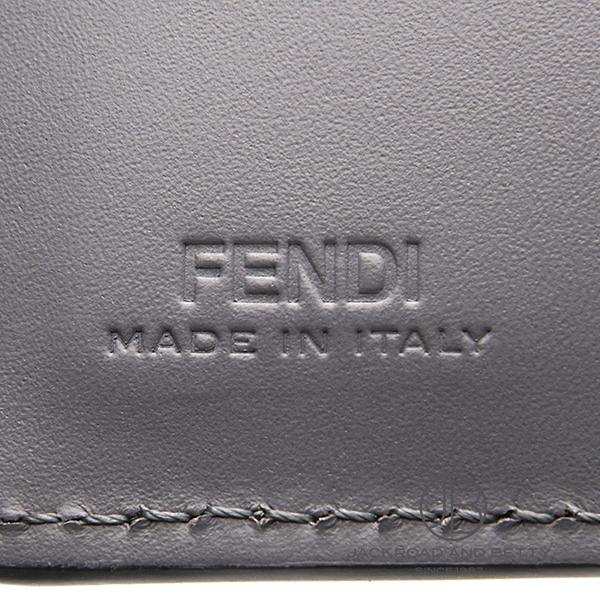 【FENDI】フェンディ スモールジップアラウンド ケース マイクロエフエフレザー×シルバー金具 ブラック 7M0257/kr09417md FENDI（フェンディ） ショルダーバッグ FFオーガナイザー カメラケース