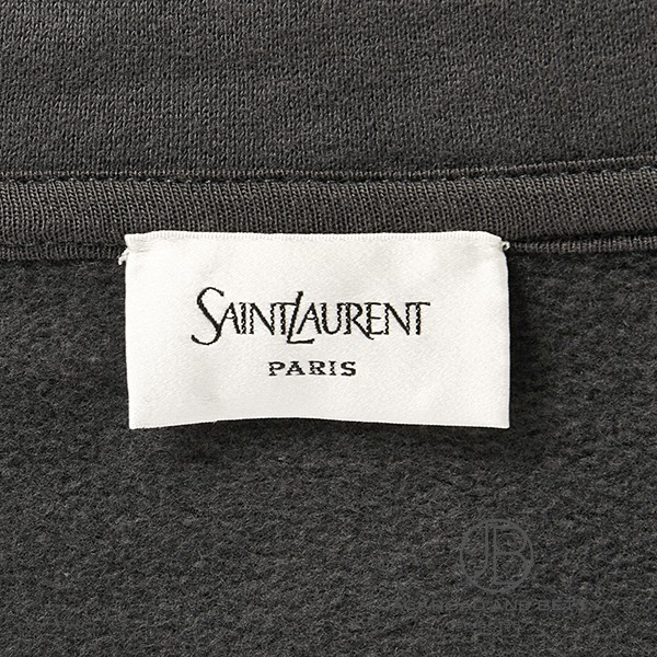 美品 SAINT LAURENT アンカーロゴ刺繍 テーラードジャケッ F38 SAINT LAURENT Cassandre logo-embossed leather espadrilles | NET-A