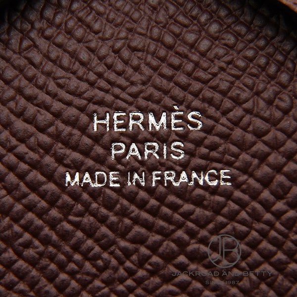 HERMES カルヴィデゥオ　ルージュアッシュ エルメス カルヴィ デュオ カードケース ルージュアッシュ レッド 赤