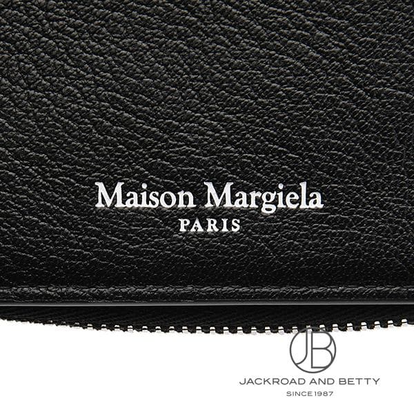 4ステッチ フリップフラップ ウォレット ブラック 黒