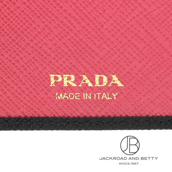 サフィアーノレザー マルチカラー ウォレット ネロ ブラック 黒[1MV025